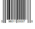 Barcode Image for UPC code 096011000078