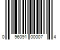 Barcode Image for UPC code 096091000074