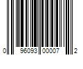 Barcode Image for UPC code 096093000072