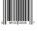 Barcode Image for UPC code 096100000057