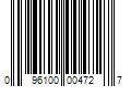 Barcode Image for UPC code 096100004727