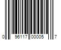 Barcode Image for UPC code 096117000057