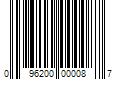 Barcode Image for UPC code 096200000087