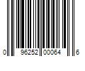 Barcode Image for UPC code 096252000646