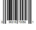 Barcode Image for UPC code 096316700581