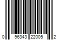 Barcode Image for UPC code 096343220052