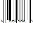 Barcode Image for UPC code 096500000633