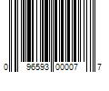 Barcode Image for UPC code 096593000077