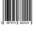 Barcode Image for UPC code 09675748800031