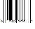 Barcode Image for UPC code 096819000072