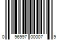 Barcode Image for UPC code 096997000079