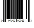 Barcode Image for UPC code 097000000833