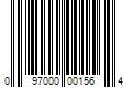 Barcode Image for UPC code 097000001564