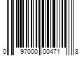 Barcode Image for UPC code 097000004718