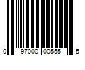 Barcode Image for UPC code 097000005555