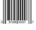 Barcode Image for UPC code 097095000077