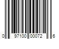 Barcode Image for UPC code 097100000726