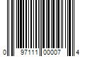 Barcode Image for UPC code 097111000074