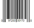 Barcode Image for UPC code 097200001708