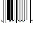 Barcode Image for UPC code 097251000057