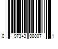 Barcode Image for UPC code 097343000071