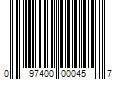 Barcode Image for UPC code 097400000457