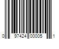 Barcode Image for UPC code 097424000051