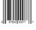 Barcode Image for UPC code 097500000777