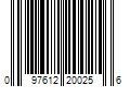 Barcode Image for UPC code 097612200256