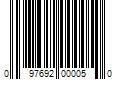 Barcode Image for UPC code 097692000050