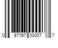 Barcode Image for UPC code 097767000077