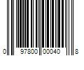 Barcode Image for UPC code 097800000408