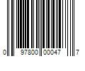 Barcode Image for UPC code 097800000477