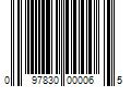 Barcode Image for UPC code 097830000065