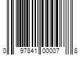 Barcode Image for UPC code 097841000078