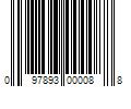 Barcode Image for UPC code 097893000088