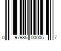 Barcode Image for UPC code 097985000057