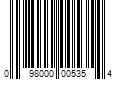 Barcode Image for UPC code 098000005354