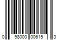 Barcode Image for UPC code 098000006153