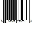 Barcode Image for UPC code 098009770758