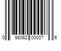 Barcode Image for UPC code 098062000076