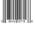 Barcode Image for UPC code 098100007166