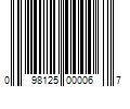 Barcode Image for UPC code 098125000067