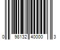 Barcode Image for UPC code 098132400003