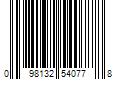 Barcode Image for UPC code 098132540778