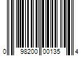 Barcode Image for UPC code 098200001354