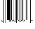 Barcode Image for UPC code 098200005307