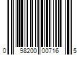 Barcode Image for UPC code 098200007165