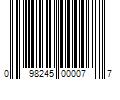 Barcode Image for UPC code 098245000077