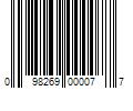 Barcode Image for UPC code 098269000077